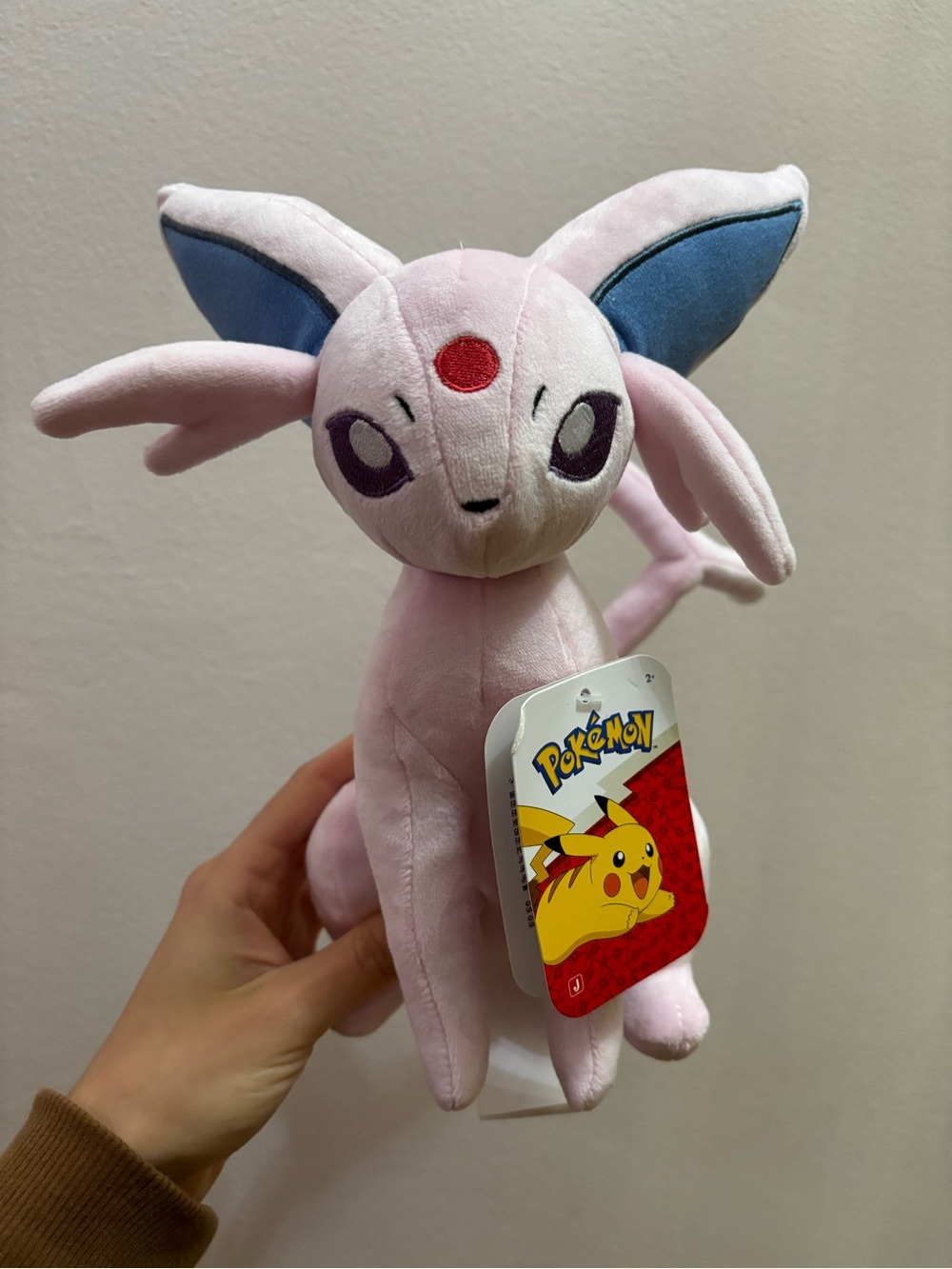 Jazwares Pokémon Soft Plush 8" Espeon New with Tag